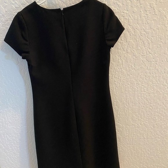 J Crew Black Bow Dress Size 8 - Picture 4 of 15